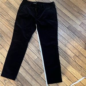 Jcrew Andie pants 6p black velvet